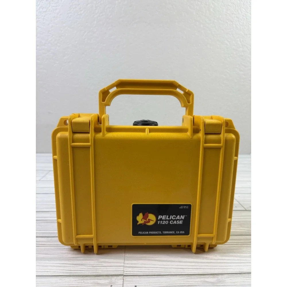 Pelican 1120 Protector Series Hard Waterproof Carrying Case w/ Foam Yellow